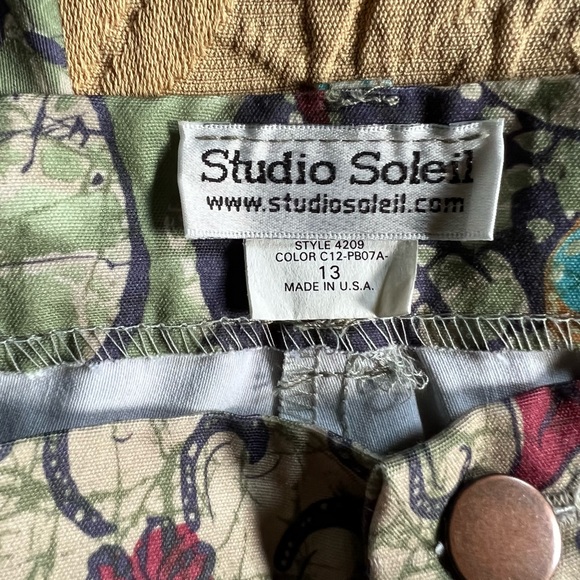 🌻 STUDIO SOLEIL PATTERN PANTS - Picture 8 of 9